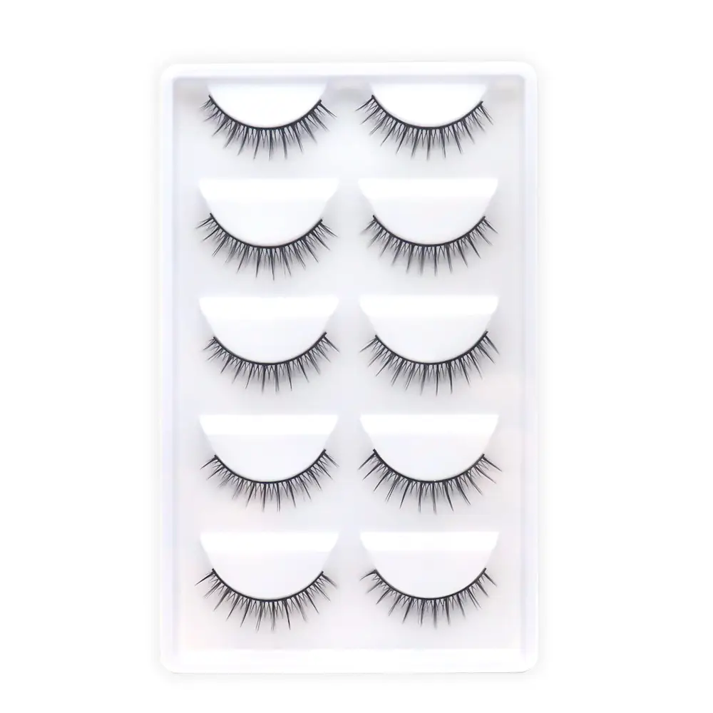 Fairy False Eyelashes Black Hard Stem Set - Image 13