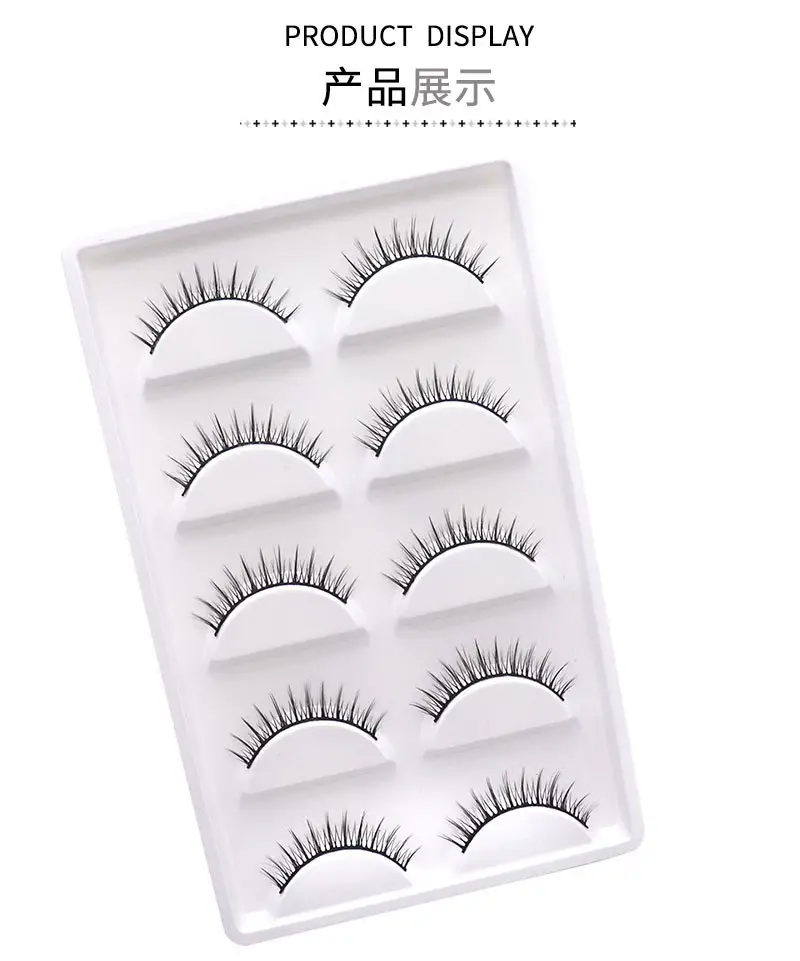 Fairy False Eyelashes Black Hard Stem Set — feature 6