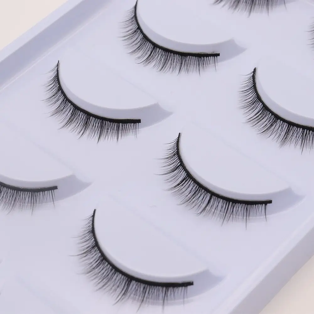 Fairy False Eyelashes Black Hard Stem Set - Image 2