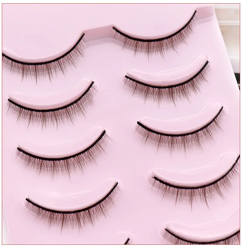 Fairy False Eyelashes Black Hard Stem Set - Image 3