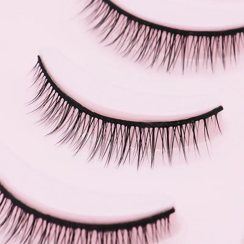 Fairy False Eyelashes Black Hard Stem Set - Image 4