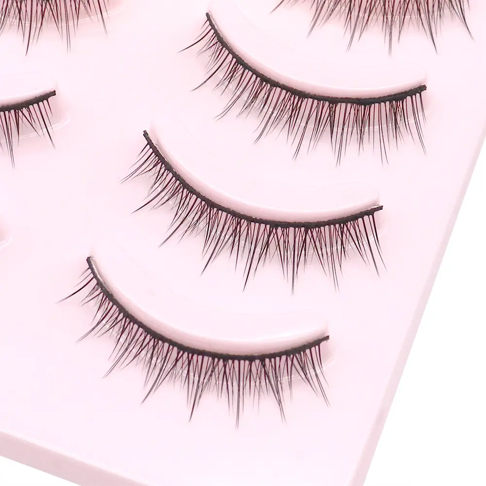 Fairy False Eyelashes Black Hard Stem Set - Image 5