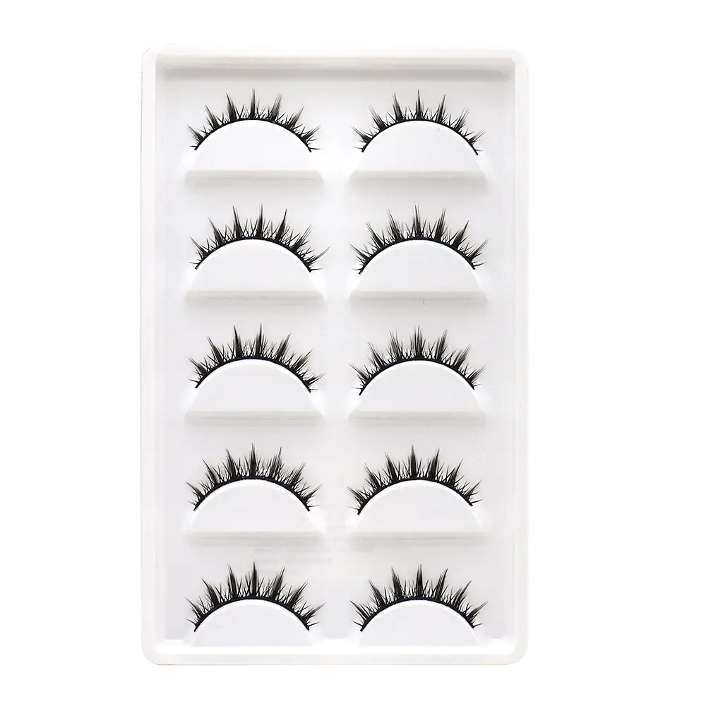 Fairy False Eyelashes Black Hard Stem Set - Image 9