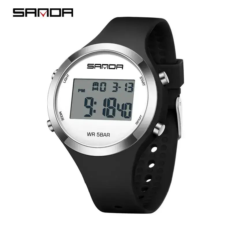 Sanda Digital Watch Multi-Functional Alarm Clock for Men Women
