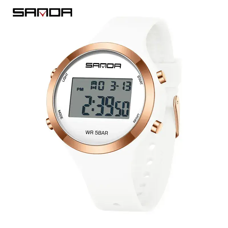 Sanda Digital Watch Multi-Functional Alarm Clock for Men Women