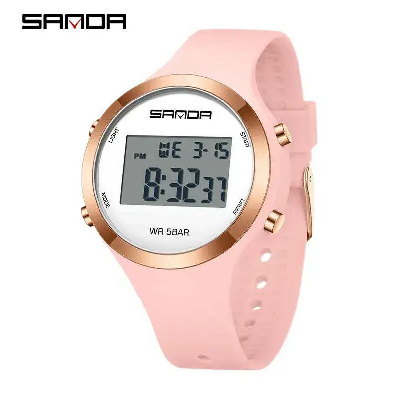 Sanda Digital Watch Multi-Functional Alarm Clock for Men Women