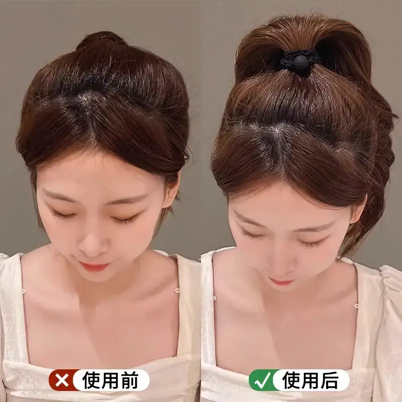 Black Heart Elastic Hair Ties for Women - Image 21