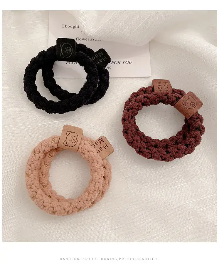 Black Heart Elastic Hair Ties for Women — feature 24
