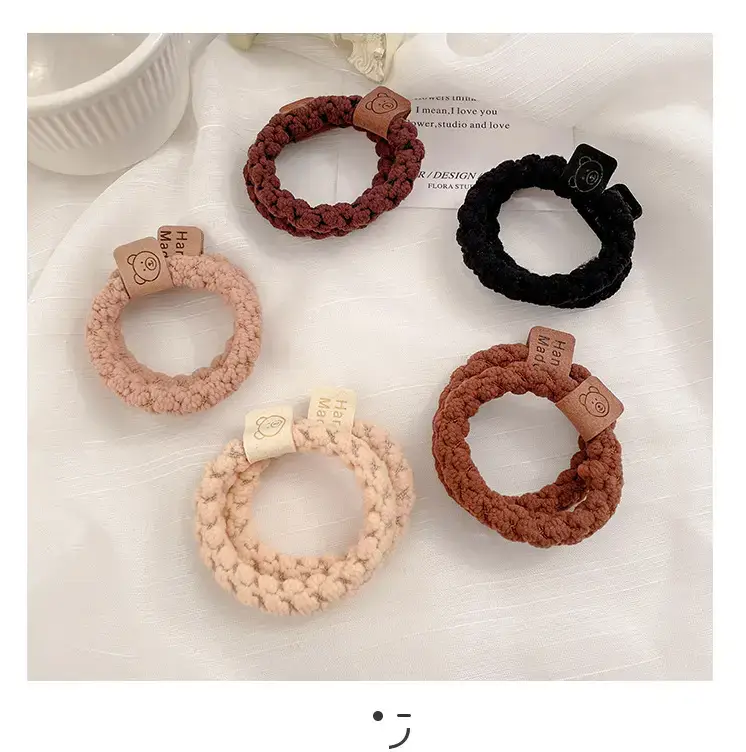 Black Heart Elastic Hair Ties for Women — feature 25