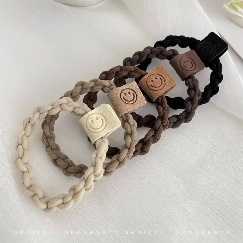 Black Heart Elastic Hair Ties for Women - Image 6
