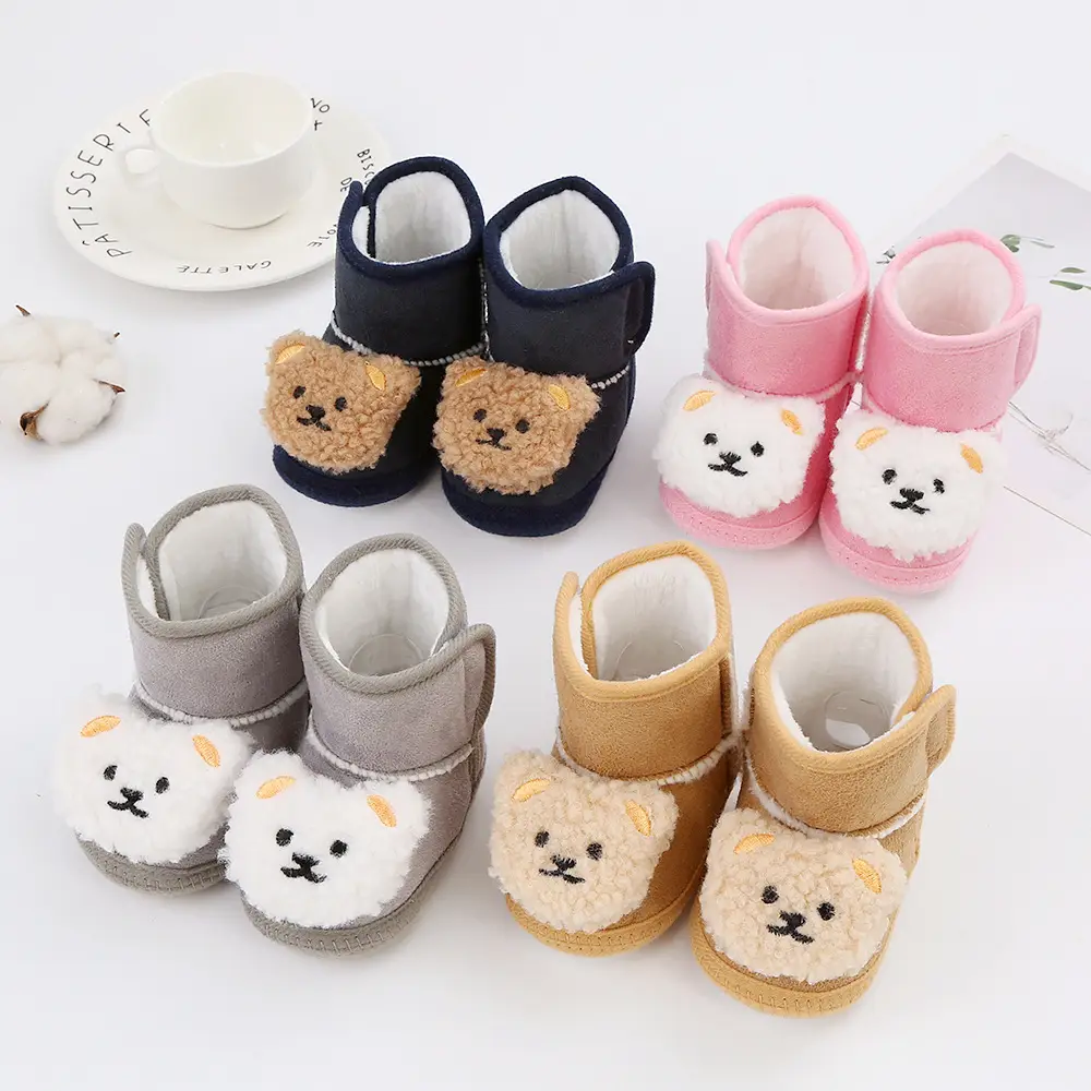 Cute Bear Design Baby Shoes 0-1Yr Soft Non-Slip — feature 13