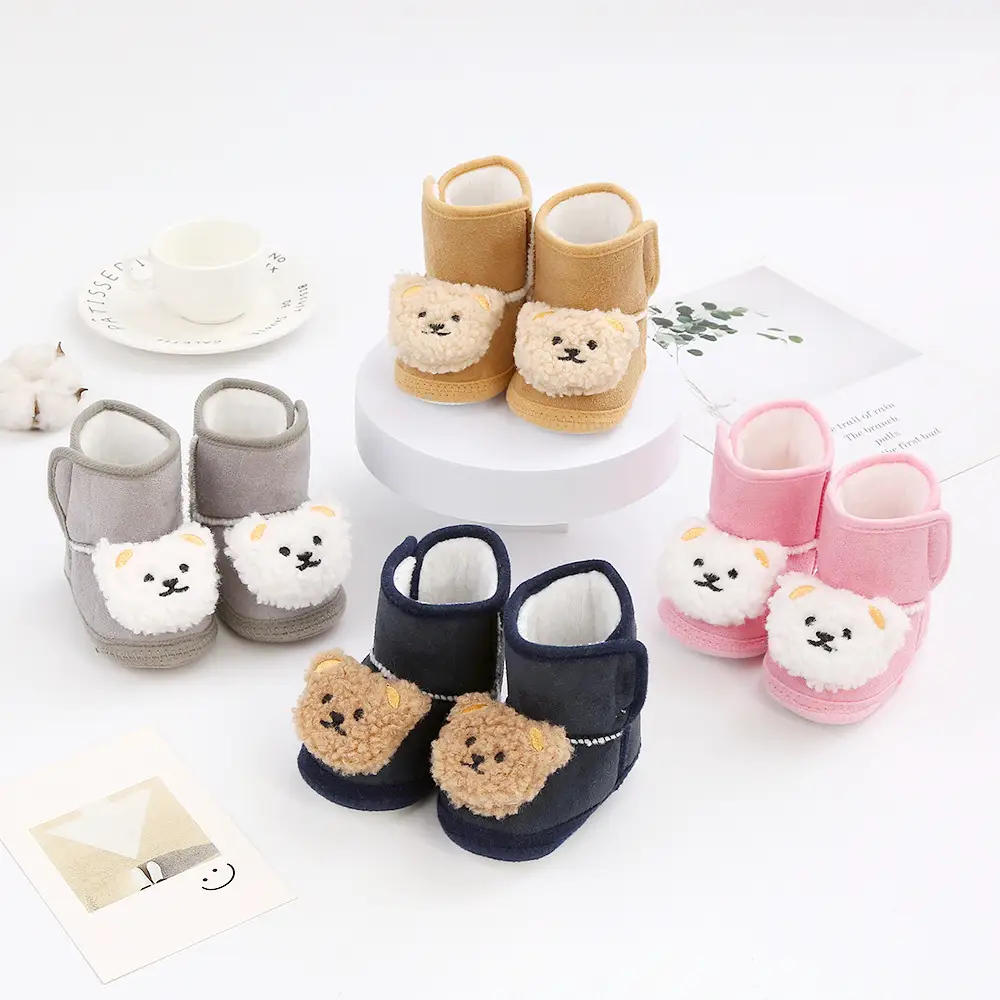 Cute Bear Design Baby Shoes 0-1Yr Soft Non-Slip — feature 14