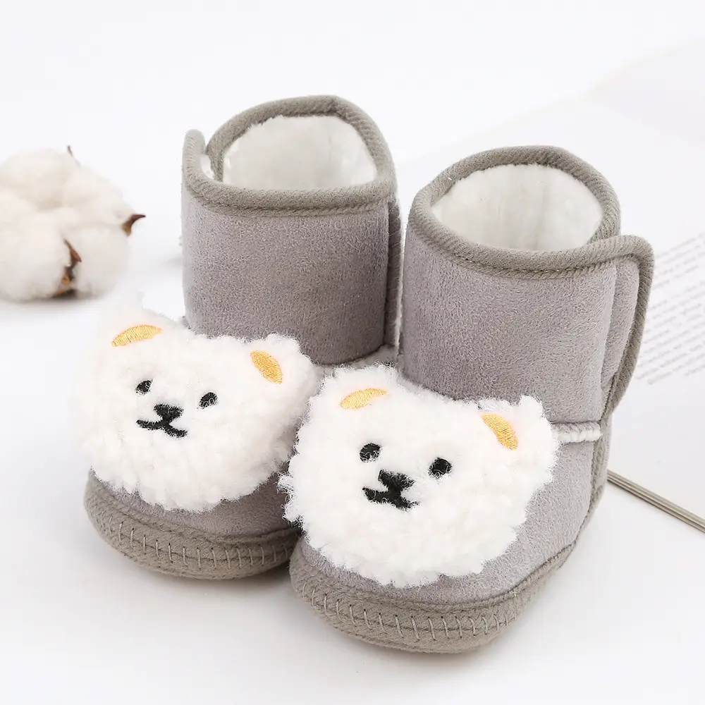 Cute Bear Design Baby Shoes 0-1Yr Soft Non-Slip — feature 9