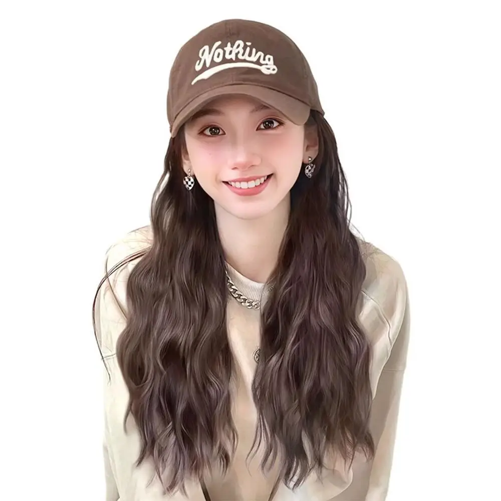 Kony Wig Hat with Curly Hair, Medium Length, Baseball Cap Wig - Image 7