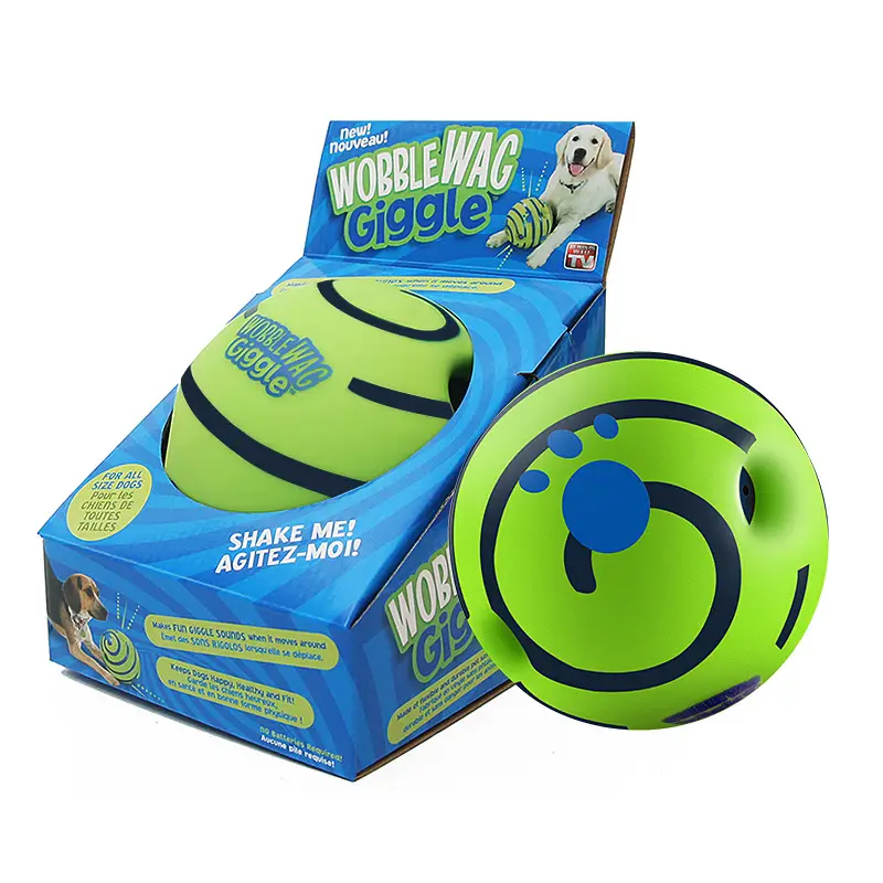 Amazon pet dog toy self-hi ball giggle ball rolling sound ball molar relieving stuffy bite-resistant funny dog artifact — feature 14