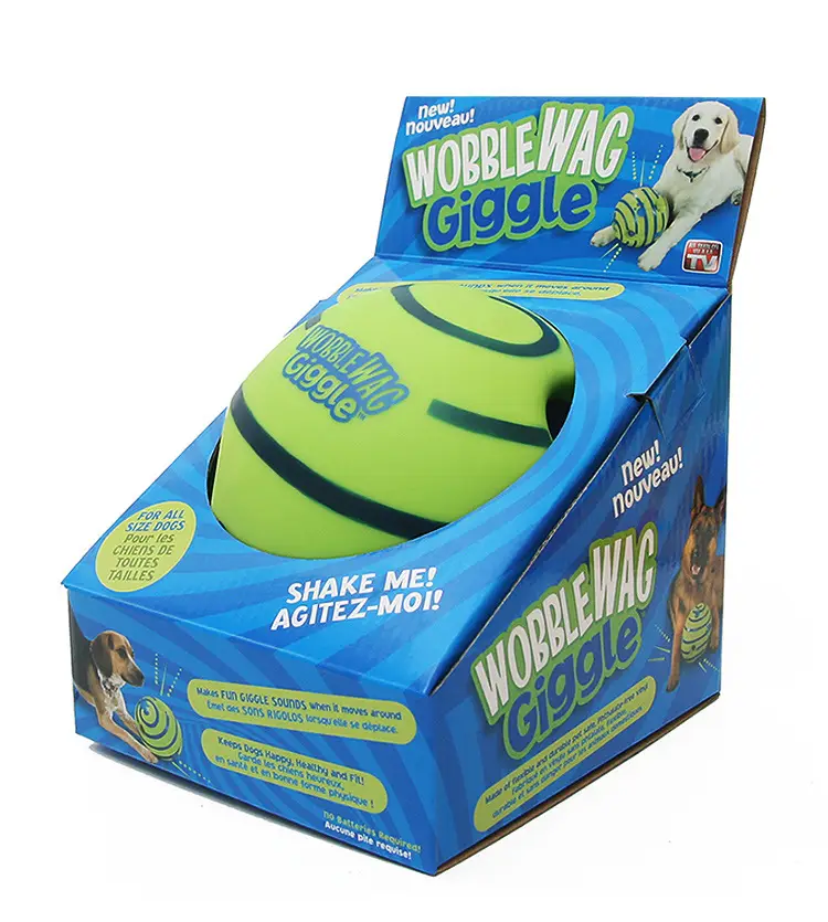 Amazon pet dog toy self-hi ball giggle ball rolling sound ball molar relieving stuffy bite-resistant funny dog artifact — feature 9