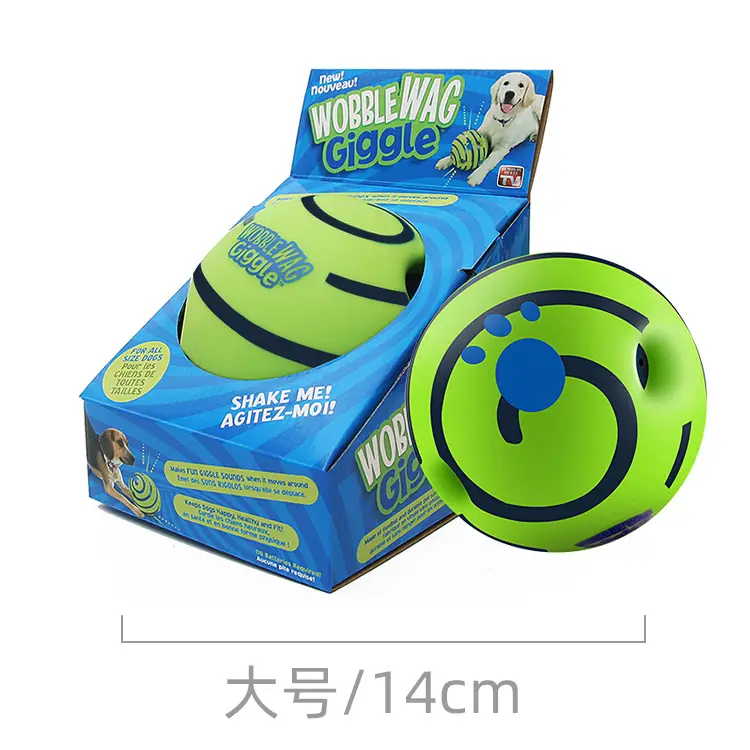 Amazon pet dog toy self-hi ball giggle ball rolling sound ball molar relieving stuffy bite-resistant funny dog artifact