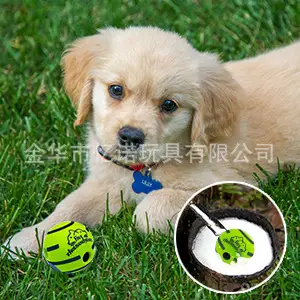 Amazon pet dog toy self-hi ball giggle ball rolling sound ball molar relieving stuffy bite-resistant funny dog artifact