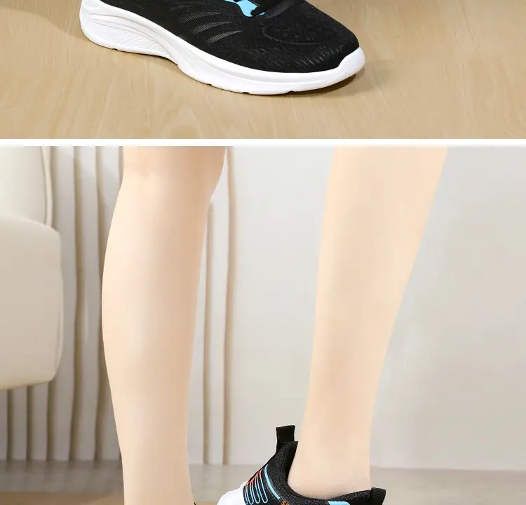 Women's 2025 Breathable Mesh Running Shoes White Pink โ feature 28