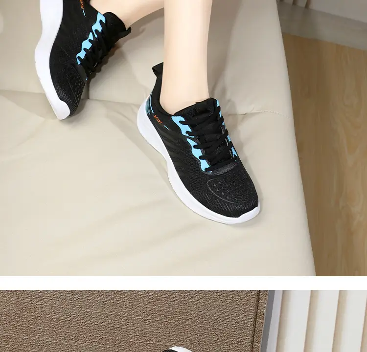 Women's 2025 Breathable Mesh Running Shoes White Pink โ feature 30