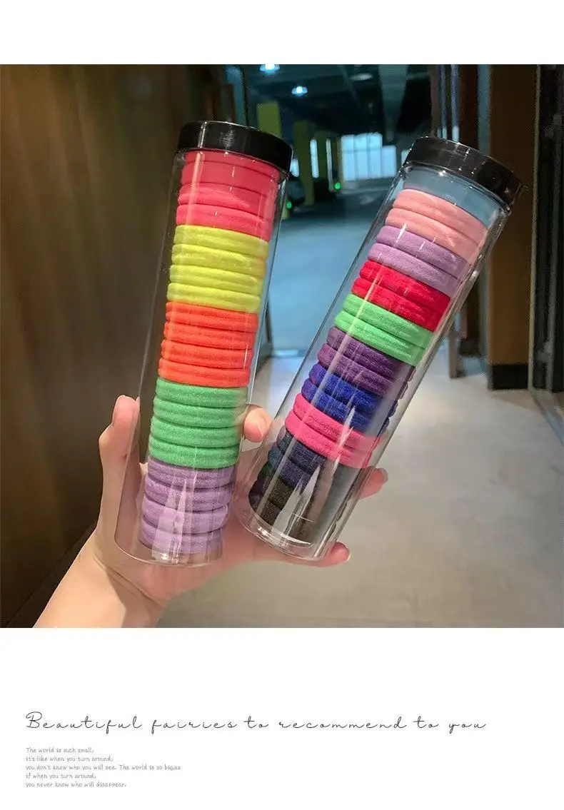20 Pcs High Elastic Rainbow Hair Rings for Adult Hair Accessories — feature 11