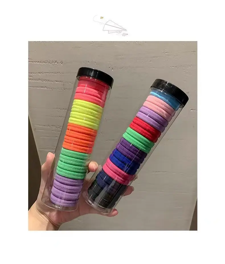 20 Pcs High Elastic Rainbow Hair Rings for Adult Hair Accessories — feature 9