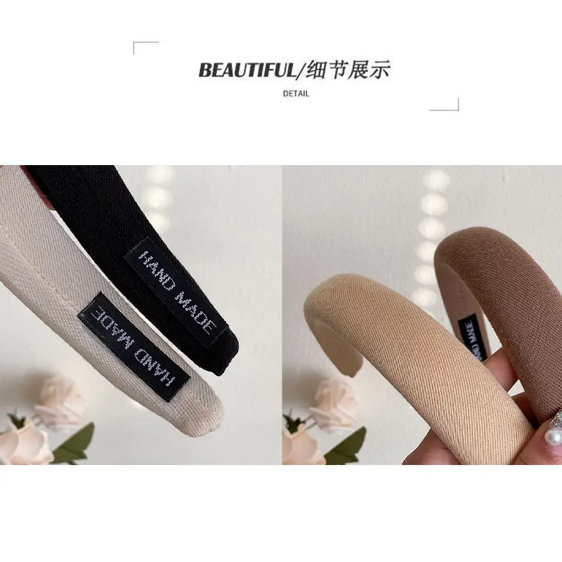 Black Retro Cranial Top Headband for Women — feature 28