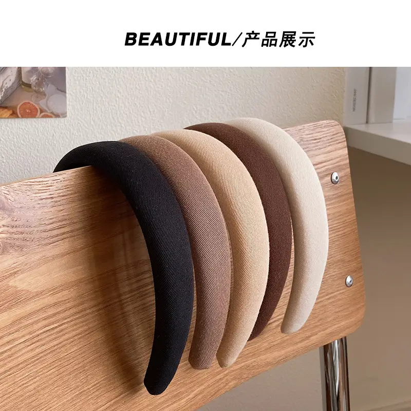 Black Retro Cranial Top Headband for Women — feature 30