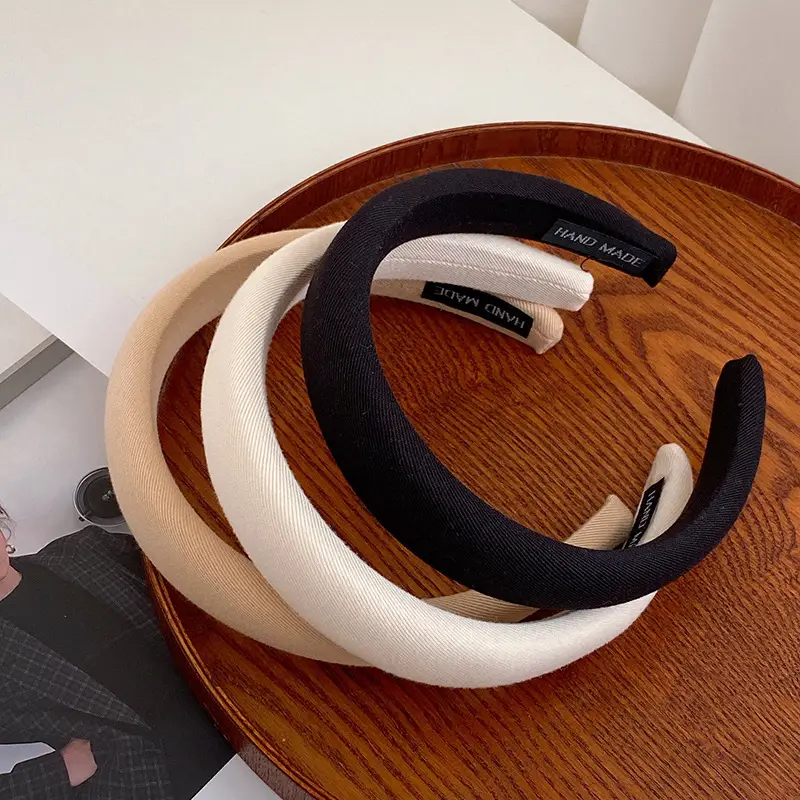 Black Retro Cranial Top Headband for Women — feature 33