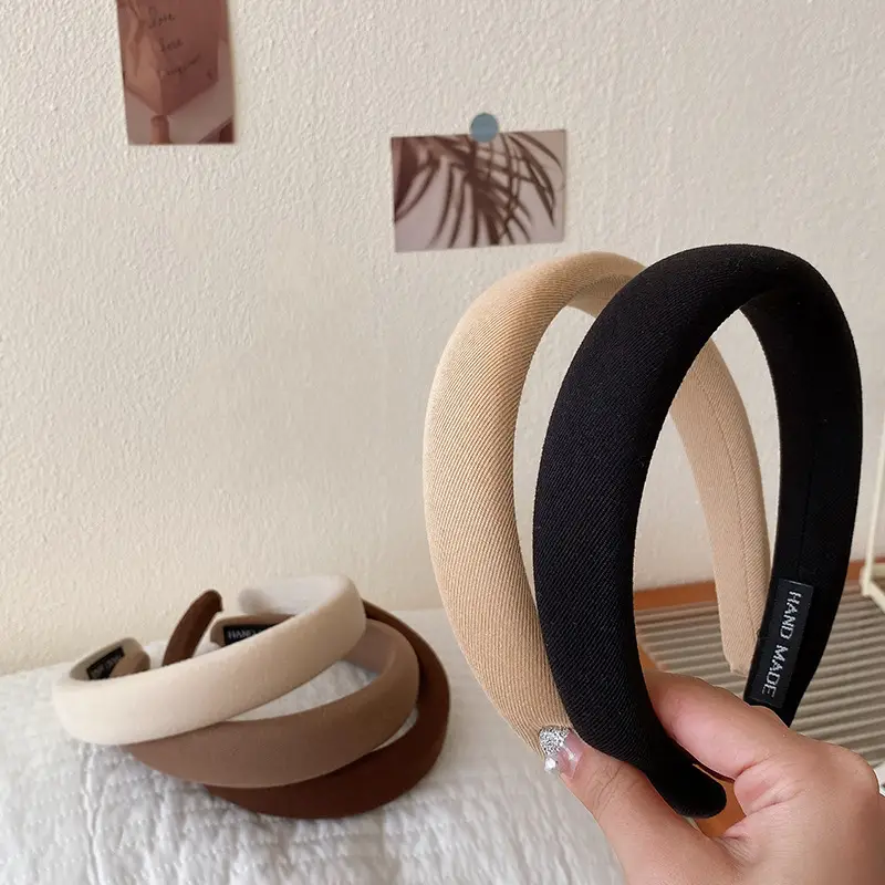 Black Retro Cranial Top Headband for Women — feature 36