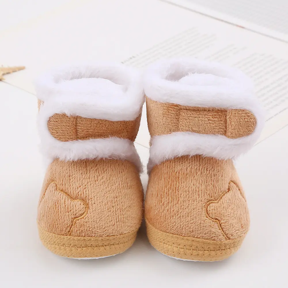Newborn Baby Shoes Soft Cotton 0-1Yr Winter Warm