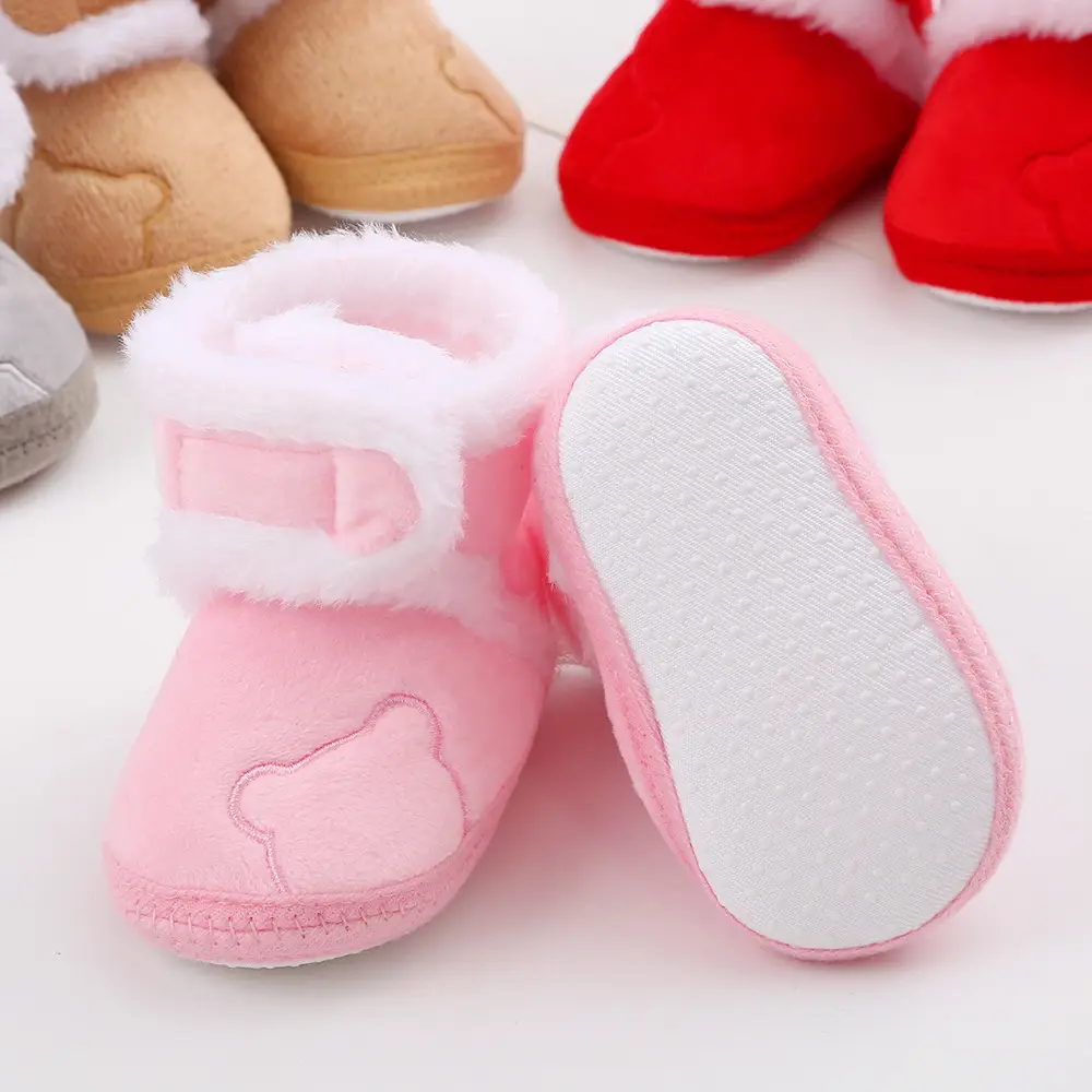Newborn Baby Shoes Soft Cotton 0-1Yr Winter Warm