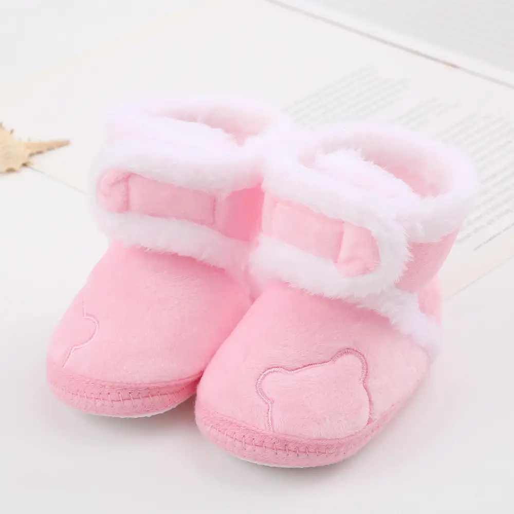 Newborn Baby Shoes Soft Cotton 0-1Yr Winter Warm — feature 3