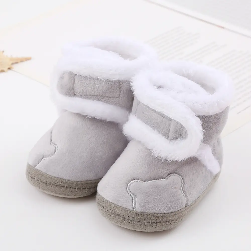 Newborn Baby Shoes Soft Cotton 0-1Yr Winter Warm