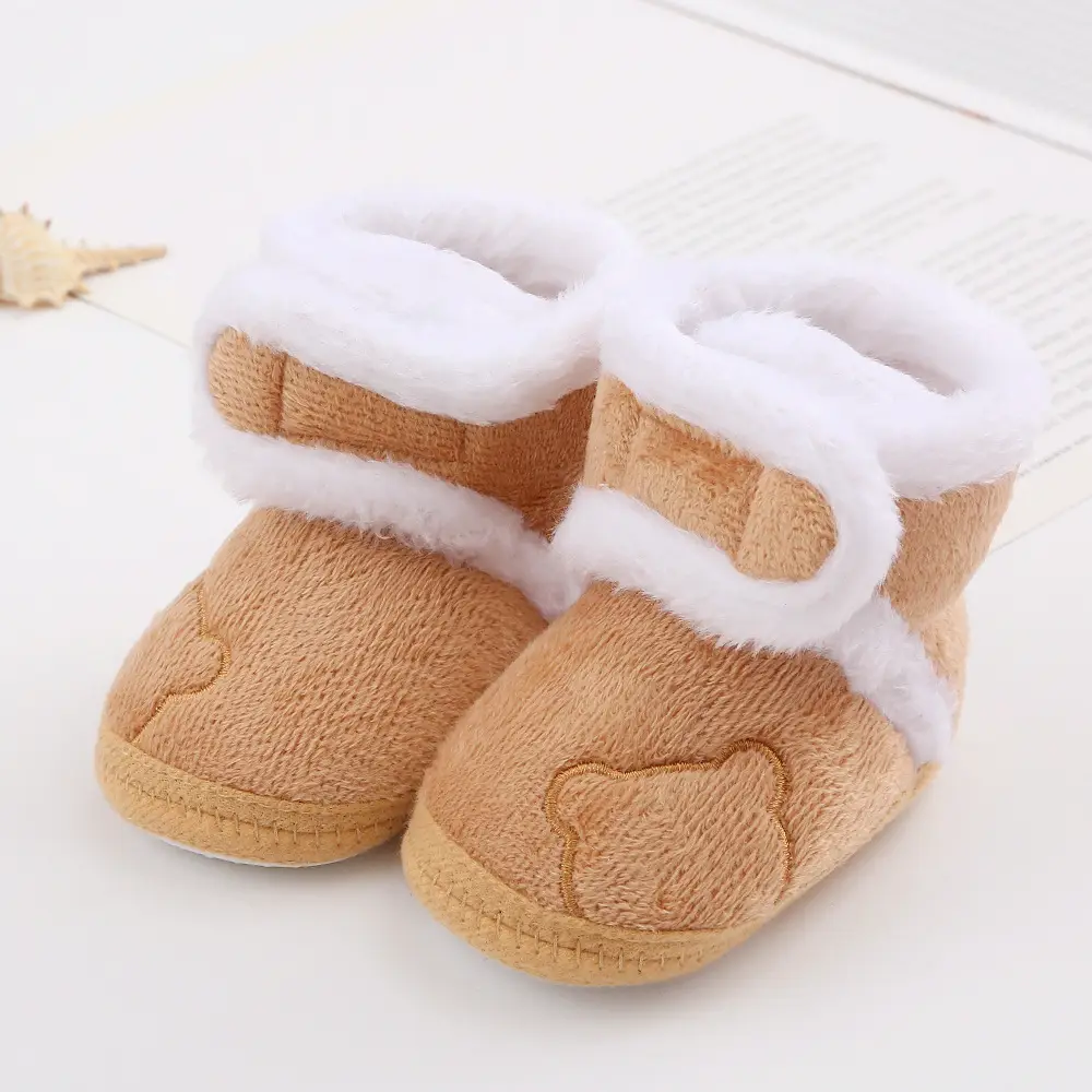 Newborn Baby Shoes Soft Cotton 0-1Yr Winter Warm