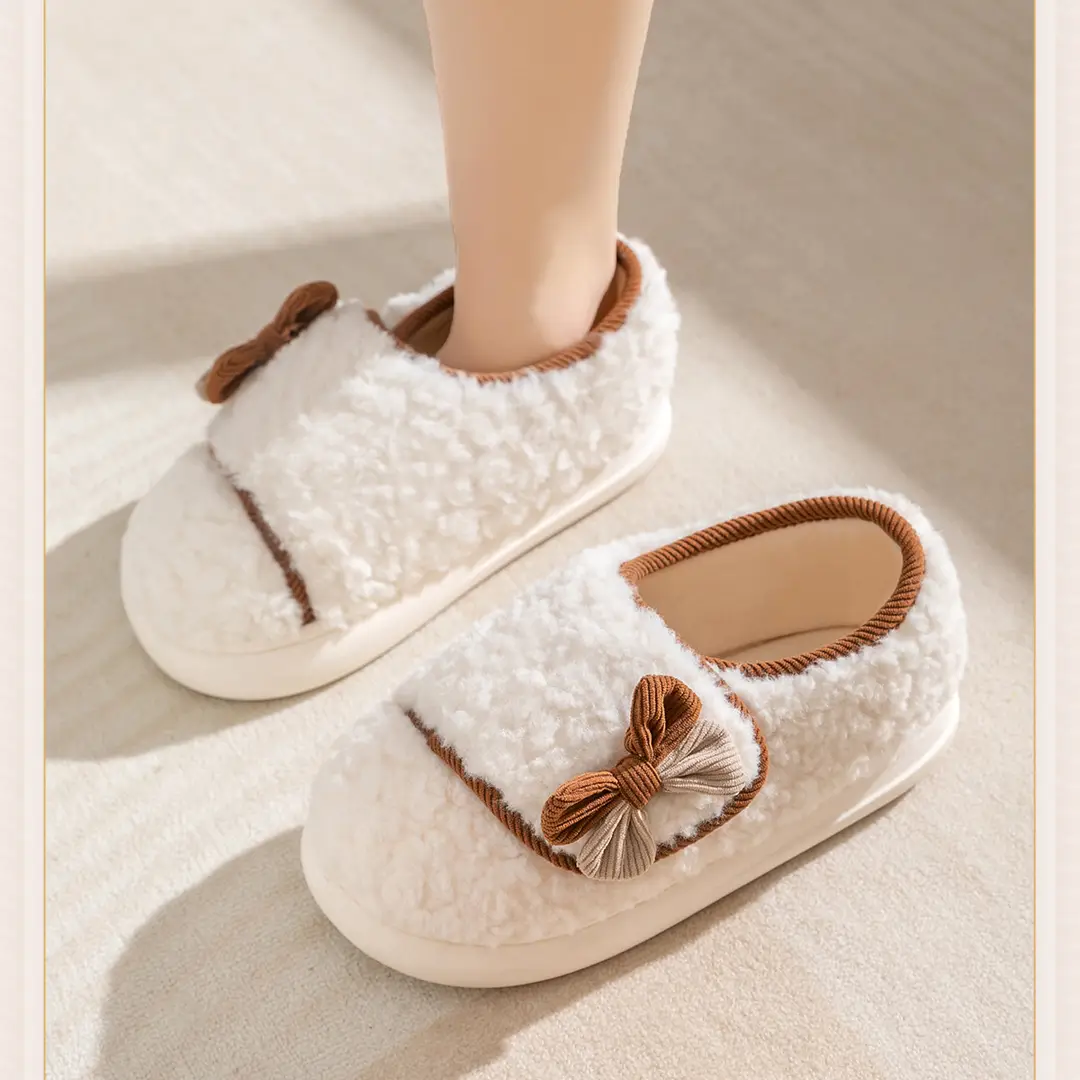 Postpartum Shoes Autumn Winter 2026 New Style Closed-Back Cotton Shoes Soft Sole Non-Slip October Pregnant Women Postpartum Spring Autumn Cotton Slippers for Women — feature 16