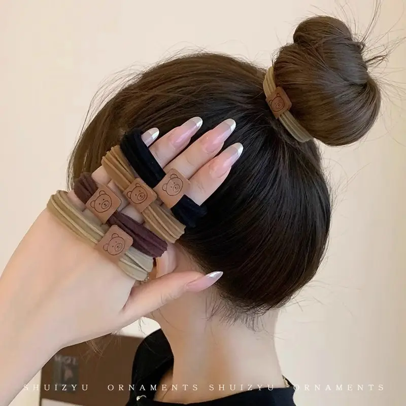 Women Rubber Hair Ties 2025 New Classy Durable No Hurt - Image 7