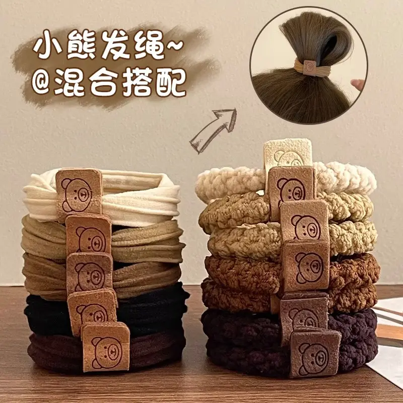 Women Rubber Hair Ties 2025 New Classy Durable No Hurt - Image 8