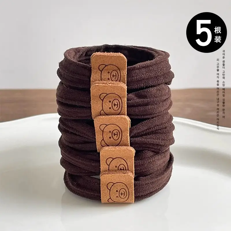 Women Rubber Hair Ties 2025 New Classy Durable No Hurt - Image 2
