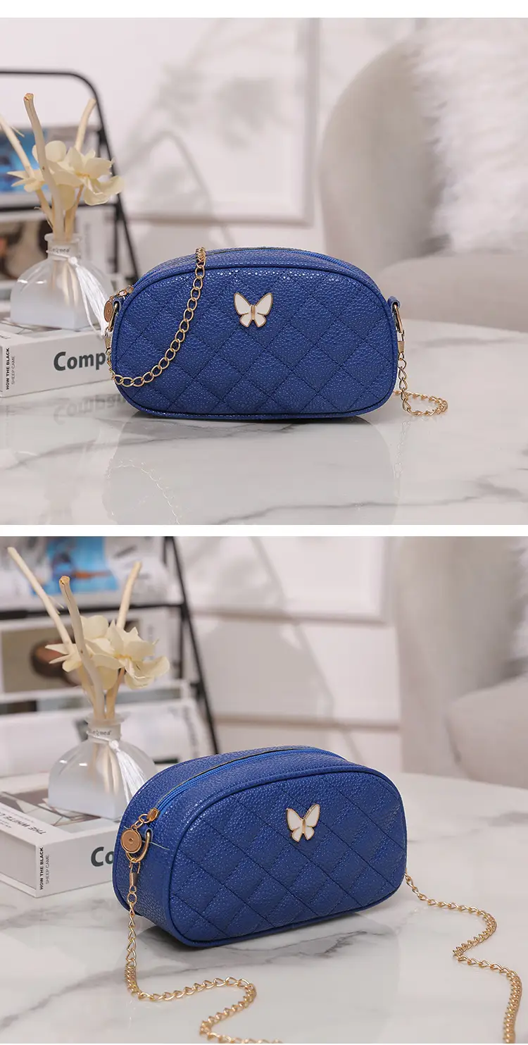 Pink Butterfly Chain Shoulder Bag for Women — feature 13
