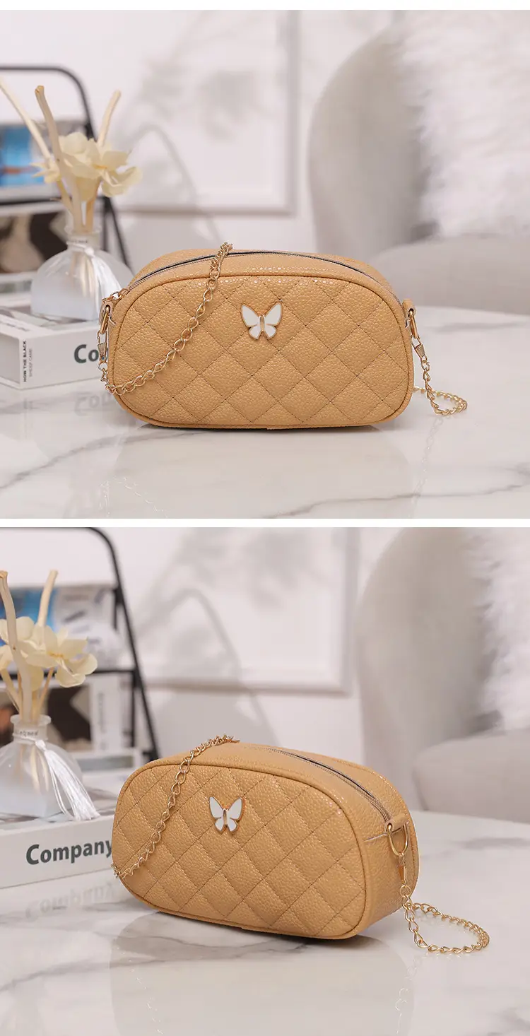 Pink Butterfly Chain Shoulder Bag for Women — feature 14