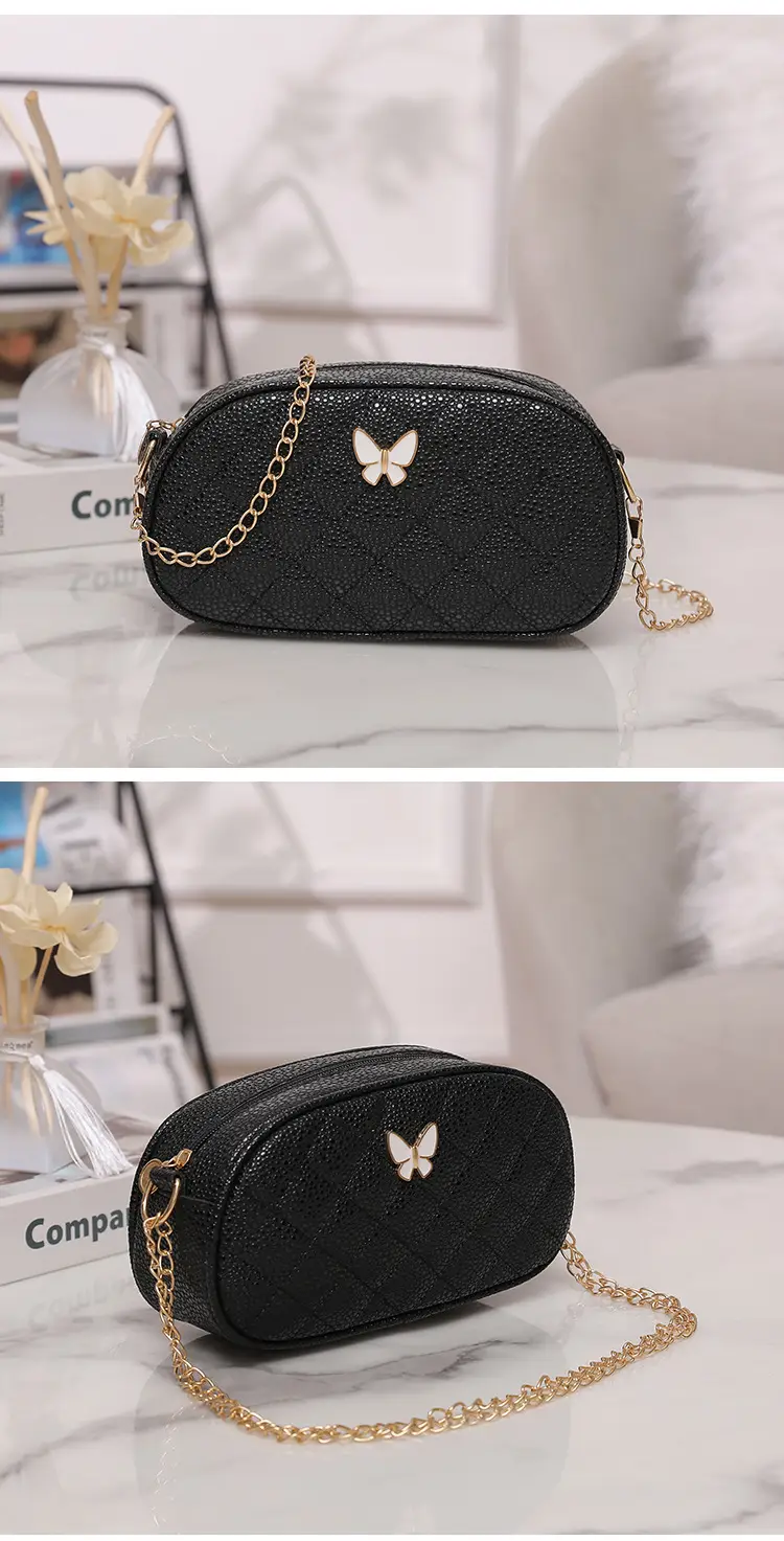 Pink Butterfly Chain Shoulder Bag for Women — feature 15