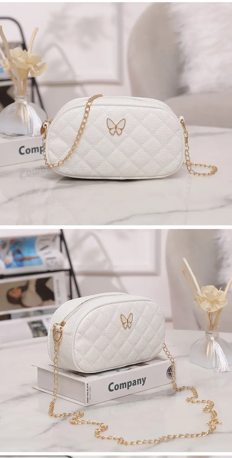 Pink Butterfly Chain Shoulder Bag for Women — feature 16