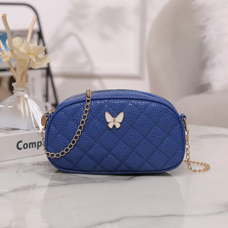 Pink Butterfly Chain Shoulder Bag for Women