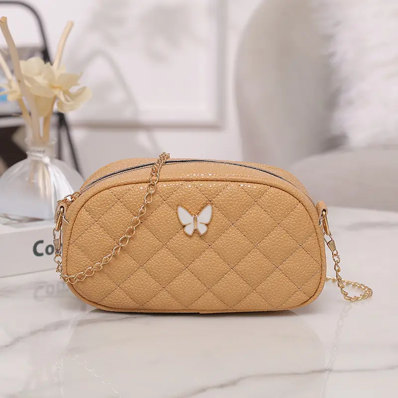 Pink Butterfly Chain Shoulder Bag for Women