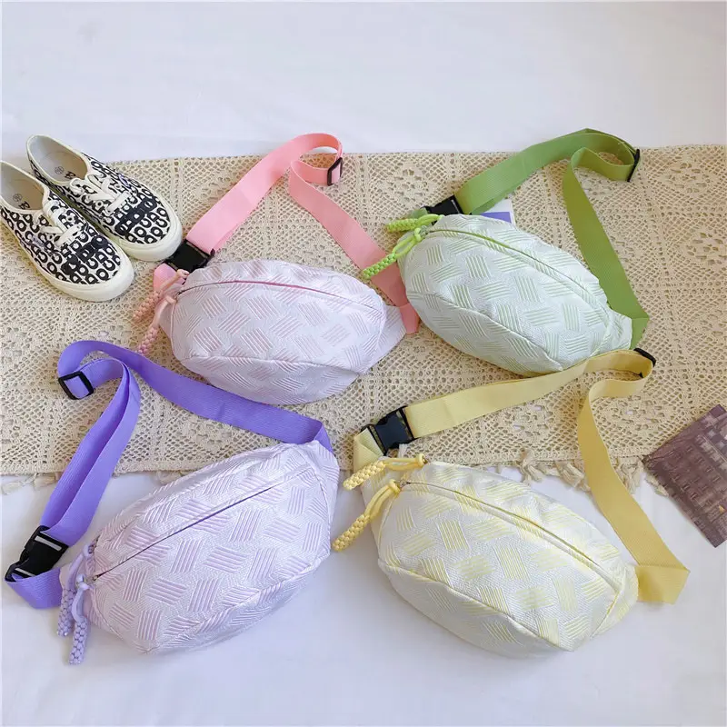 Purple Striped Women's Shoulder Bag 2023 New Arrival