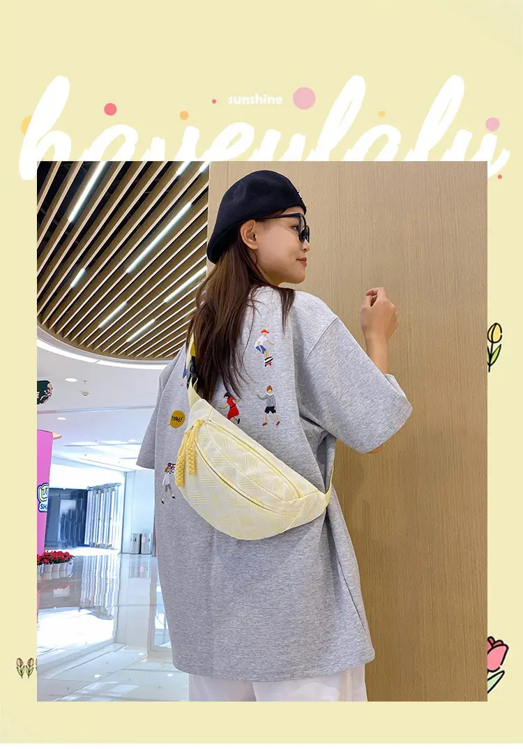 Purple Striped Women's Shoulder Bag 2023 New Arrival — feature 1