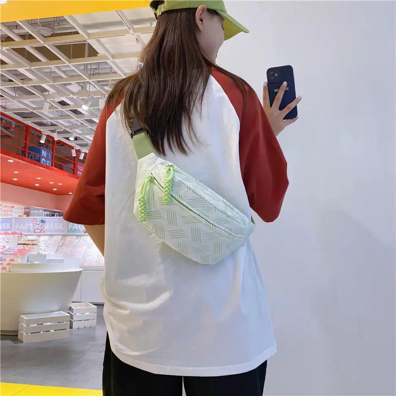 Purple Striped Women's Shoulder Bag 2023 New Arrival