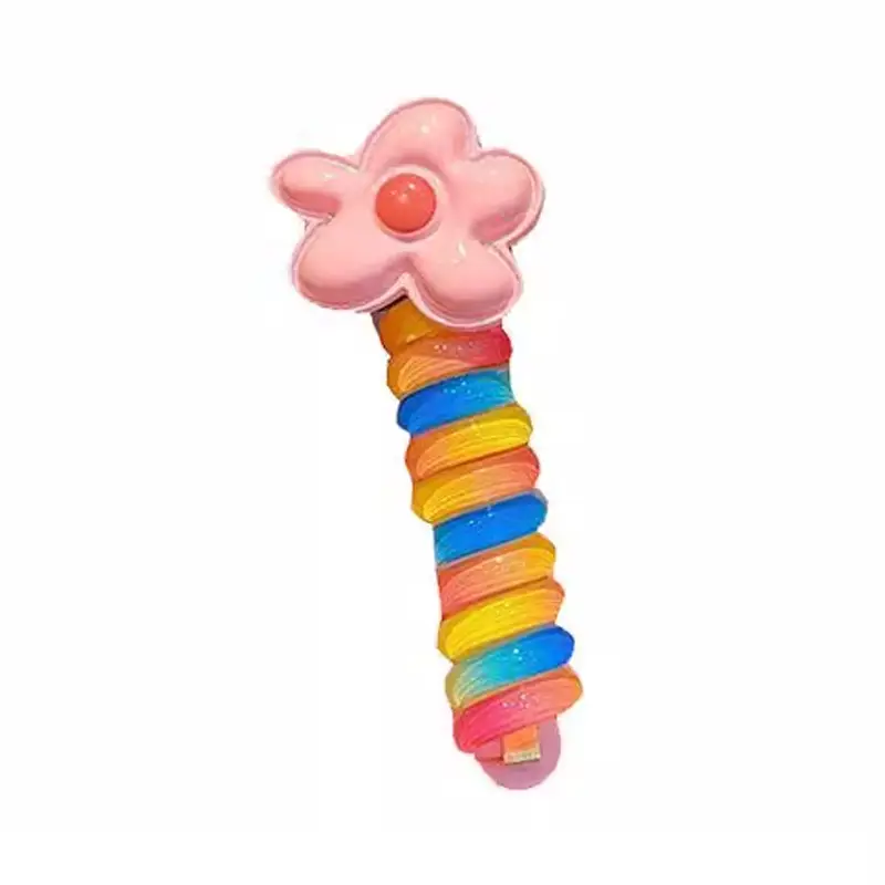 Children's Sunflower Hair Band with High Elastic Ponytail