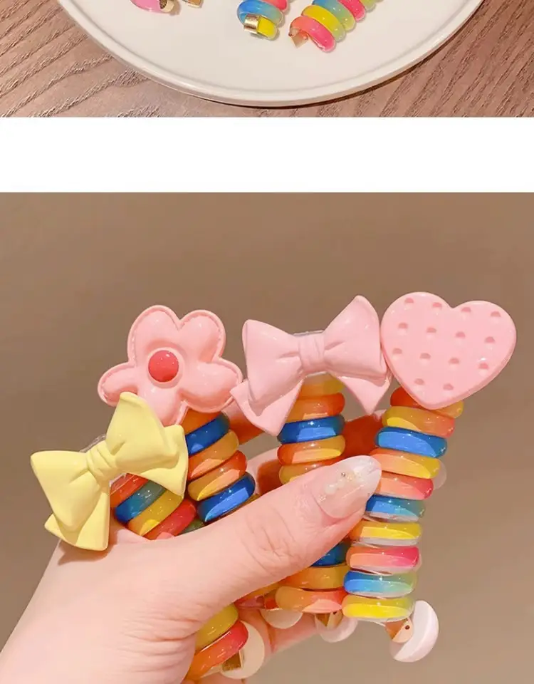 Children's Sunflower Hair Band with High Elastic Ponytail — feature 4